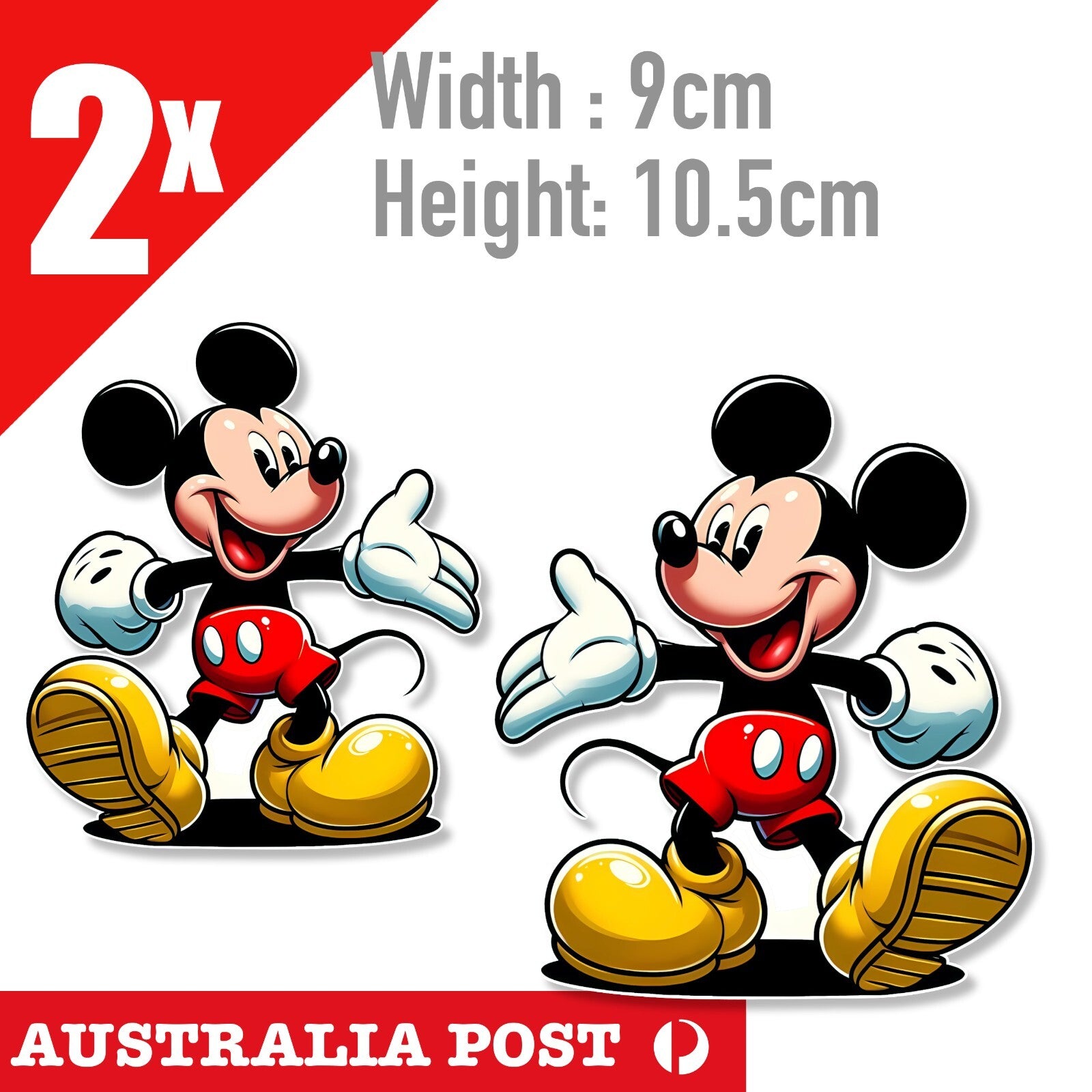 Disney Mickey Mouse Smiling   Stickers