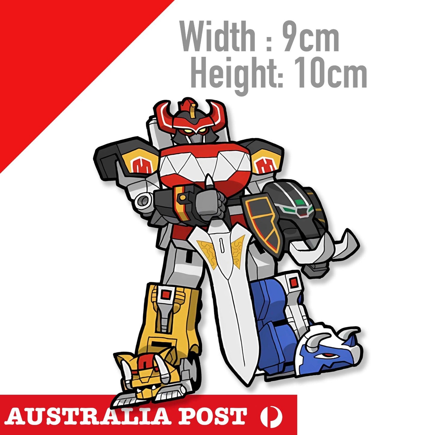 MEGAZORD Robot, Gundam Robot Sticker