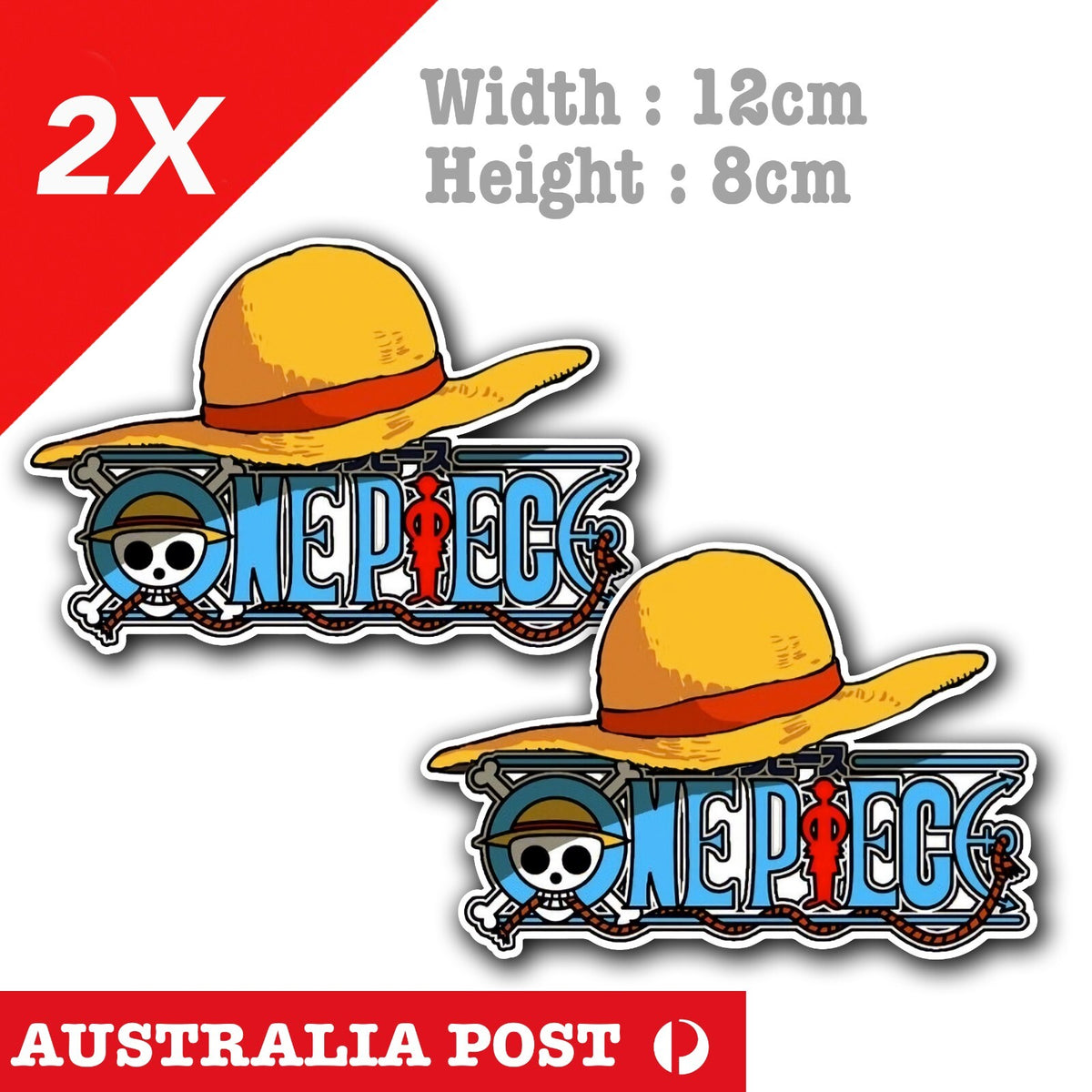 One Piece Monkey D. Luffy  Laptop , Car  JDM Stickers