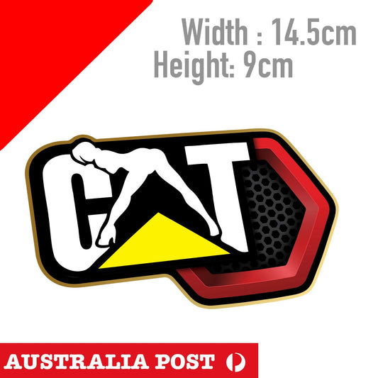CATERPILLAR Diesel and Gas Logo Sexy Pin Up Girl   Laptop , Car  Decal Sticker