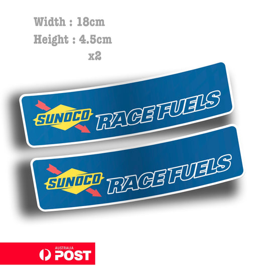 SUNOCO Race Fuel Banner x2, Car, garage, Oil Logo Sticker
