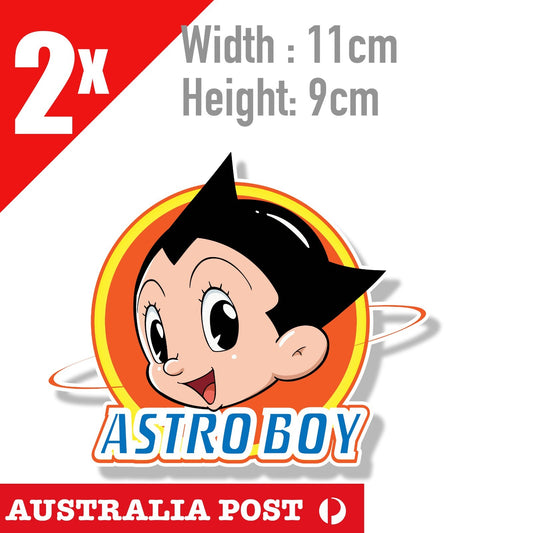 ASTRO BOY 阿童木 Japan  JDM Logo 2x  Stickers