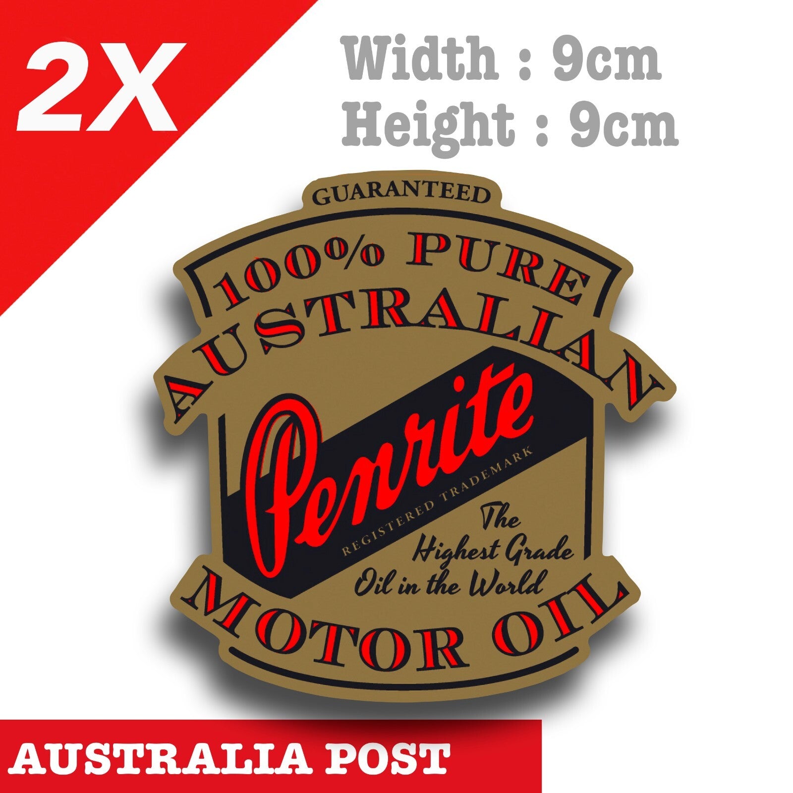 PENRITE Oil Logo Vintage Logo Vinyl Sticker – Astro Stickers