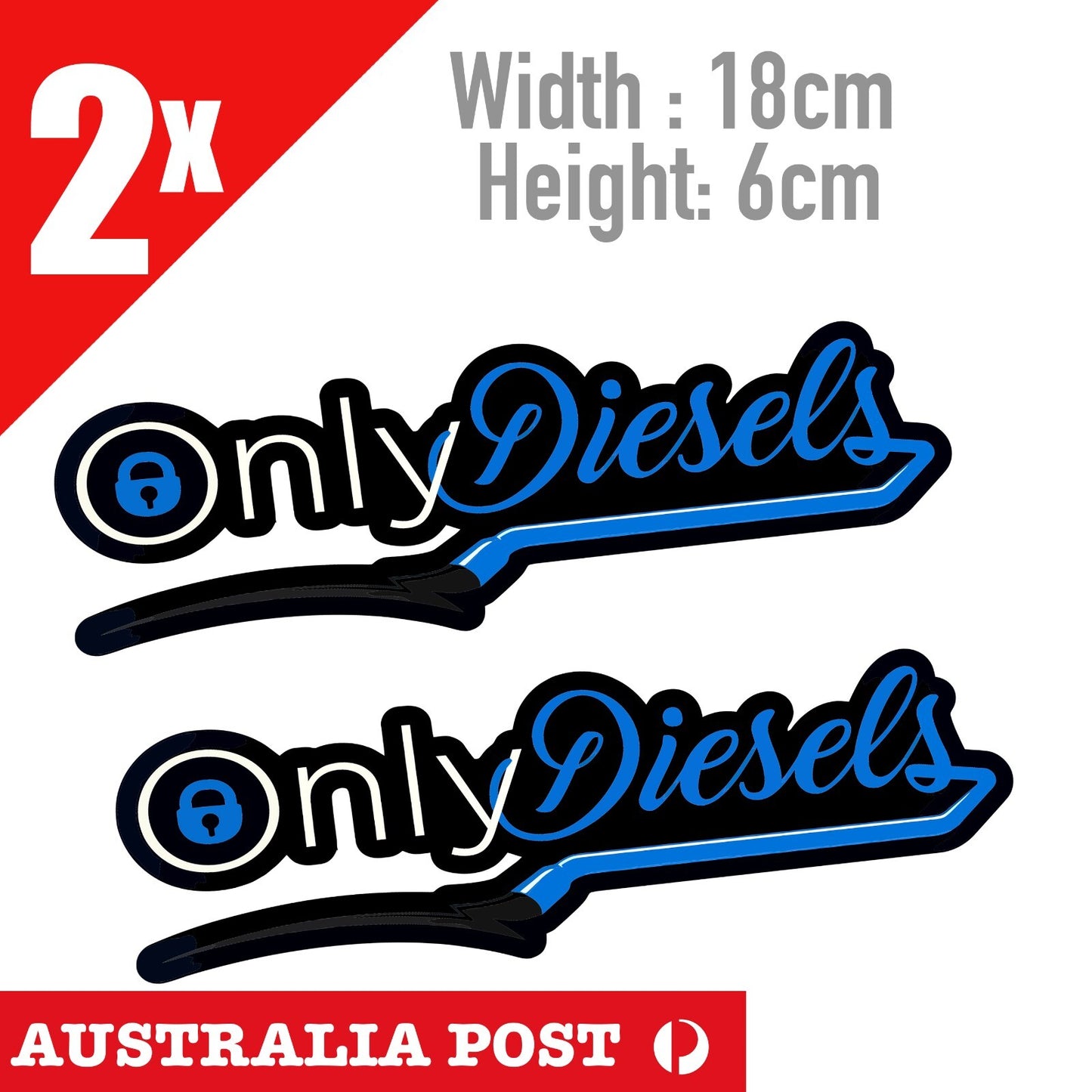 Only Fans Only Diesel Funny Logo  Stickers