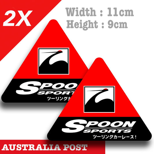 Spoon Sports Evo Mitsubishi Honda JDM Toyota Laptop , Car  Decal Sticker 