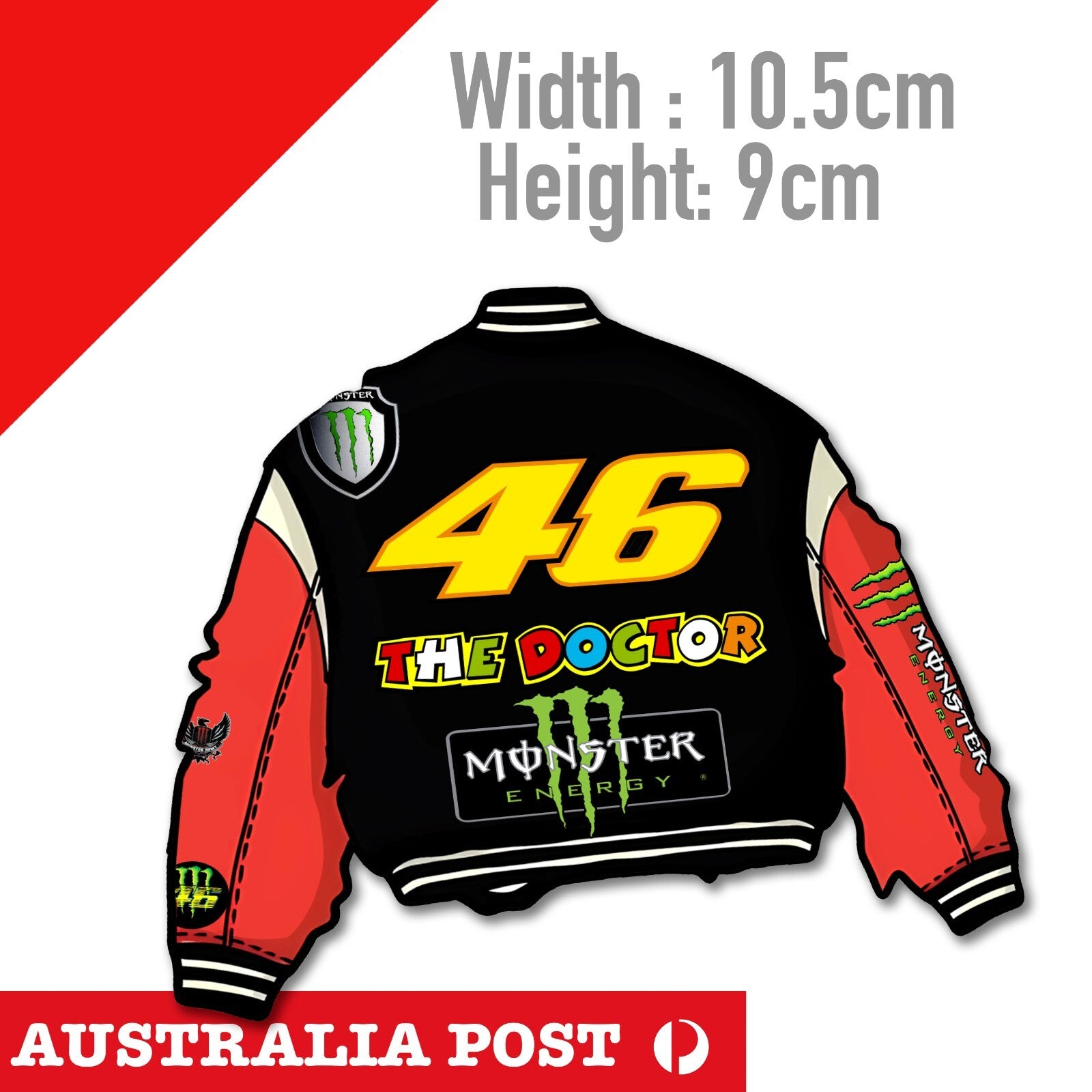 Valentino Rossi VR|46 Motorcycle Jacket  Sticker