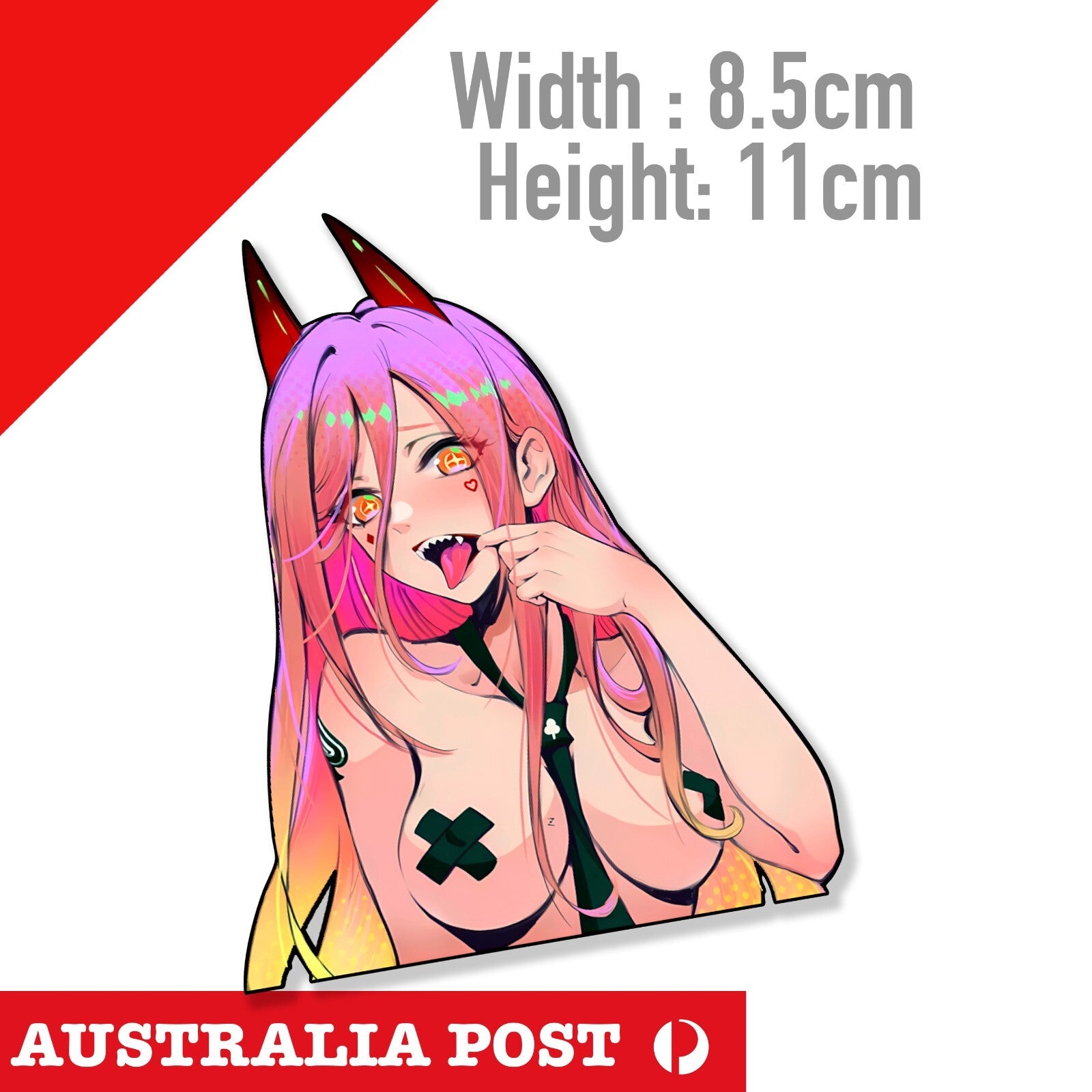 Darling in the Franxx Zero Two Senp Laptop , Car Vinyl   Sticker