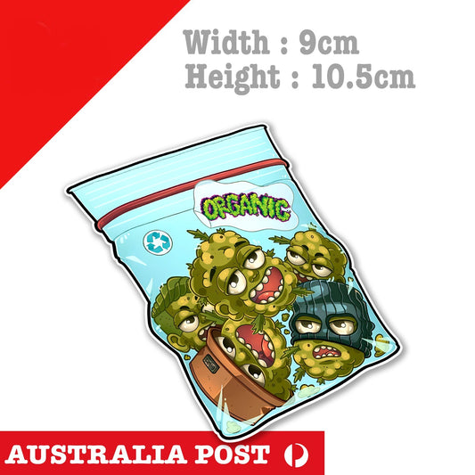 Funny Marijuana Cannabis bag Weed Stickers Bomb Decal Vinyl Book Laptop Book