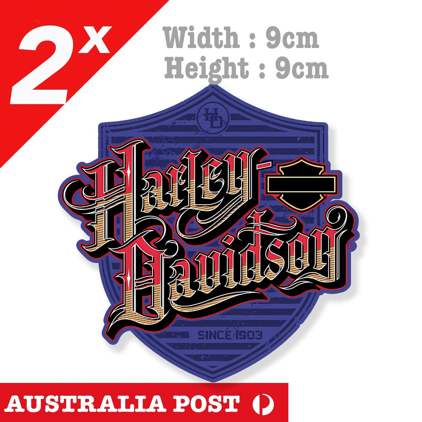 Harley Davidson Logo Motorcycle Logo, Fuel Tank, Helmet, harley 1903 Sticker