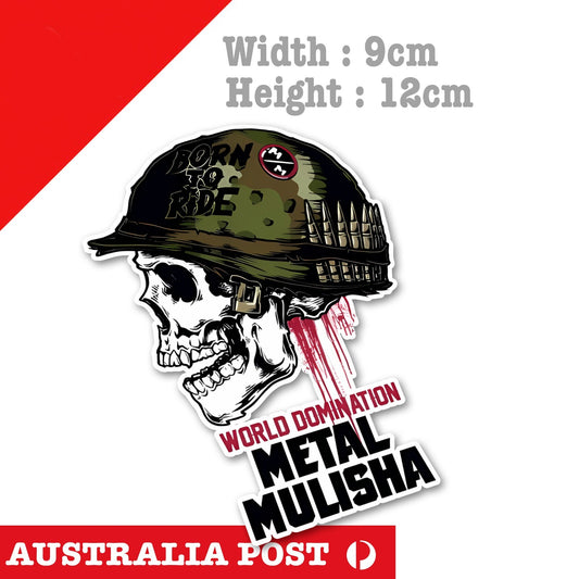 Metal Mulisha ,Motocross Dirt Bike 4x4 Off Road WORLD DOMINATION Sticker
