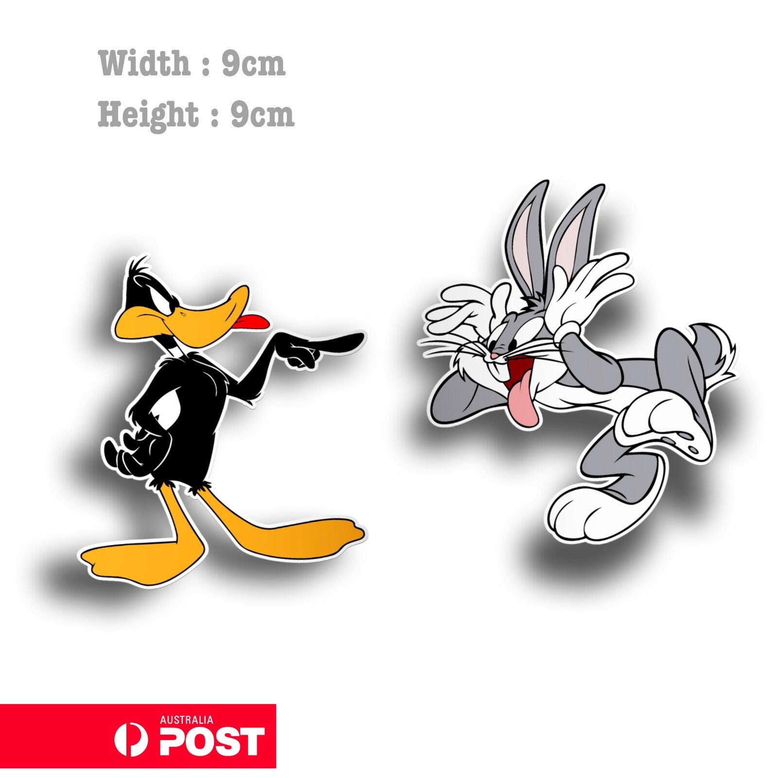 Bugs Bunny and Daffy Duck -  Looney Tunes Funny Sticker 