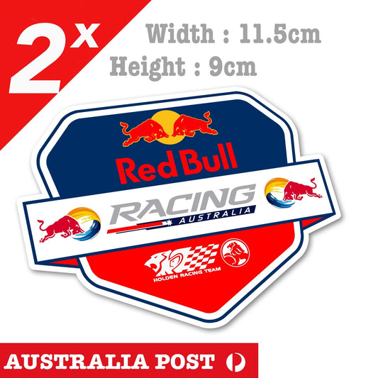 Red Bull Holden Racing Australia Badge, Commodore, Red Bull, Racing Sticker