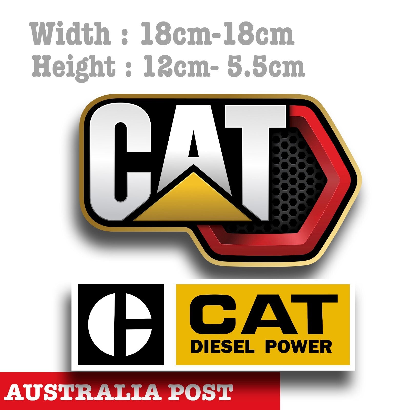 Caterpillar Diesel Power Logo  Stickers
