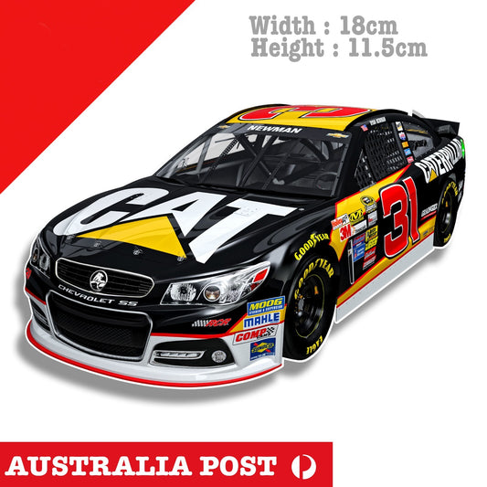 CATERPILLAR HOLDEN Commodore V8 NASCAR RACING Car, GOOD YEAR Tyres Sticker