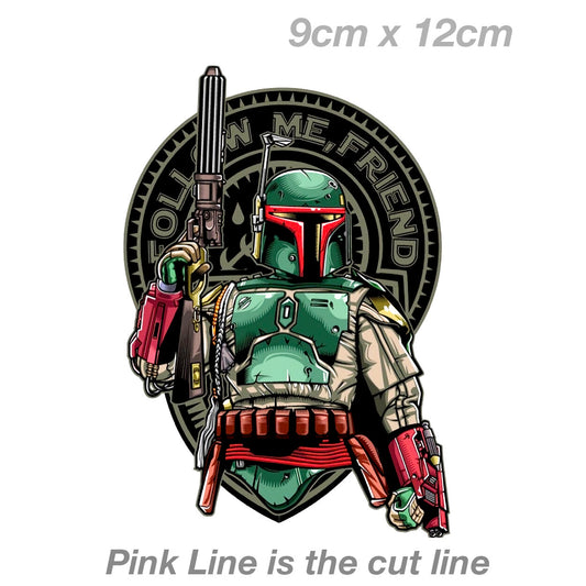 Star Wars Mandalorian  Vinyl  Sticker 