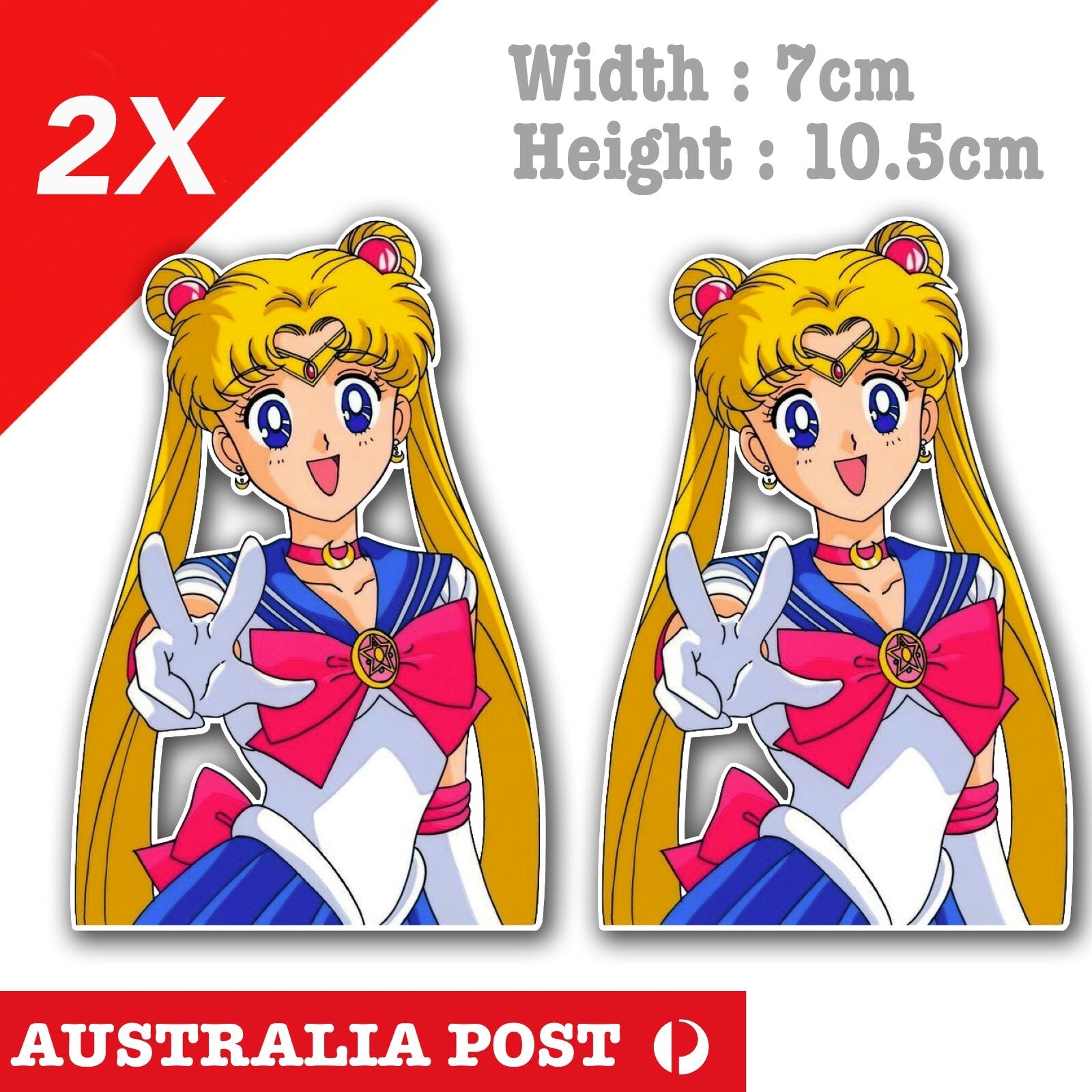 Sailor Moon anime Cartoon JDM ,Laptop , Car  Decal Stickers