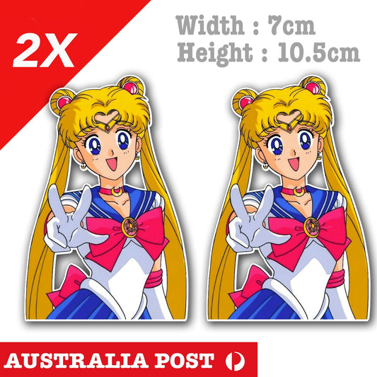 Sailor Moon anime Cartoon JDM ,Laptop , Car  Decal Stickers