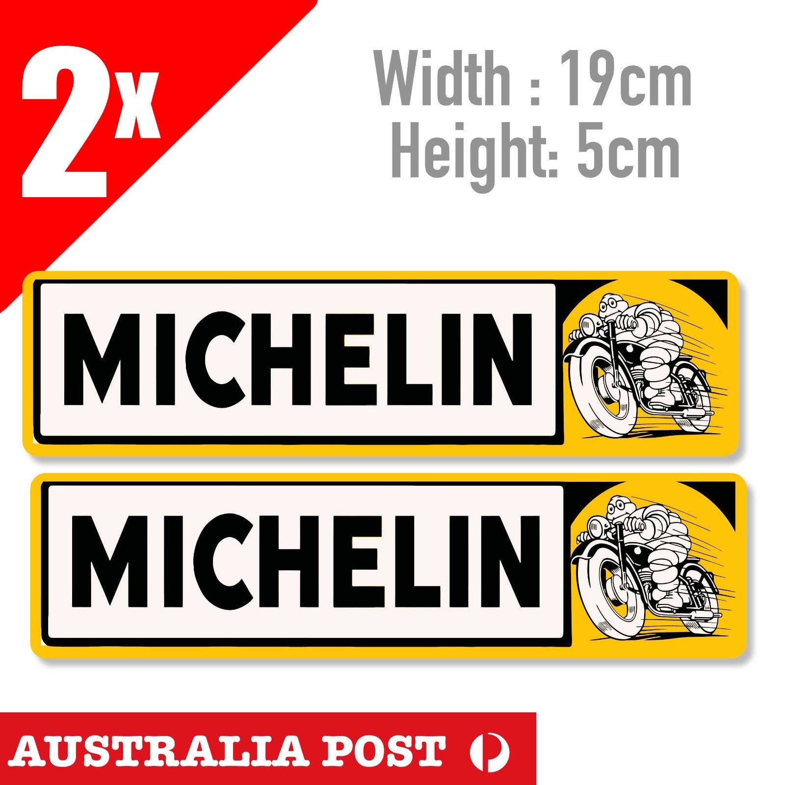 MICHELIN Man Tyre Motorcycle Vintage Style  Laptop , Car  banner Sticker