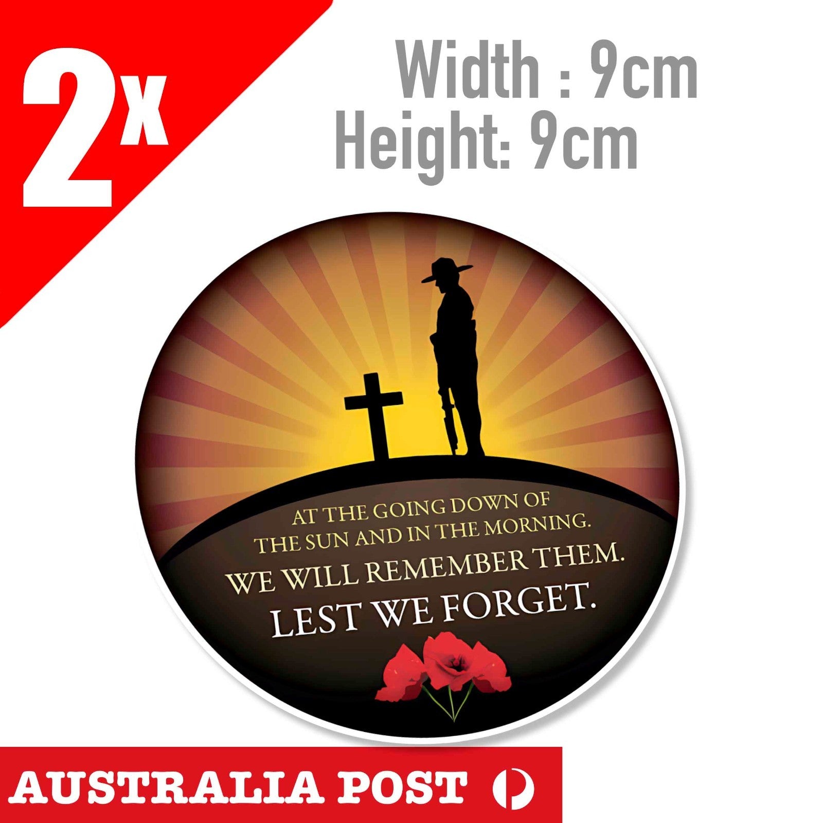 LEST WE FORGET DECAL STICKER ARMY NAVY AIR FORCE MILITARY AUSTRALIAN Sticker
