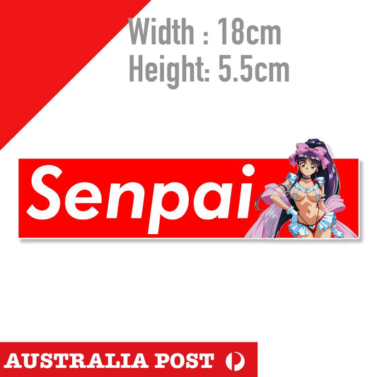 SENPAI Pls Anime Girl Waifu Slap  JDM HENTAI Miko Midou Anime Sticker
