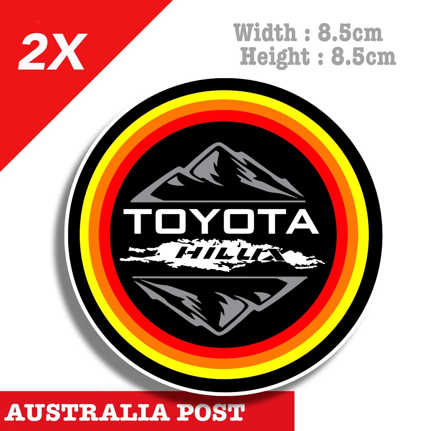 Toyota HILUX TRD 4x4 Logo , 4WD, 4x4 Off Road, Hilux Toyota  Sticker