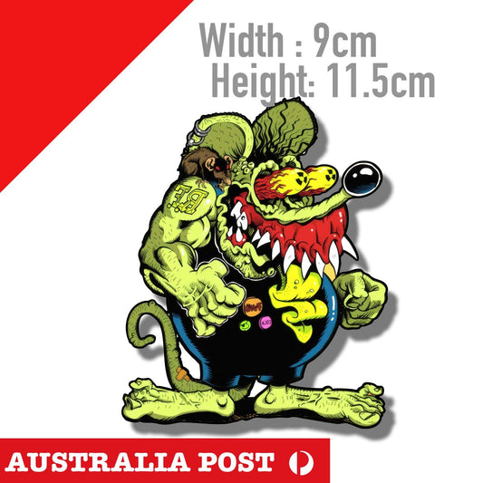 Rat Fink Monster  Sticker