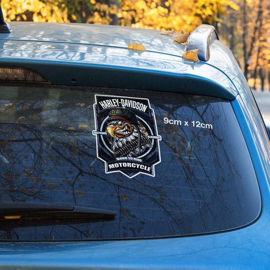 Harley Davidson Eagle Soldier Logo Motorcycle, Helmet, Fuel Tank Logo Sticker
