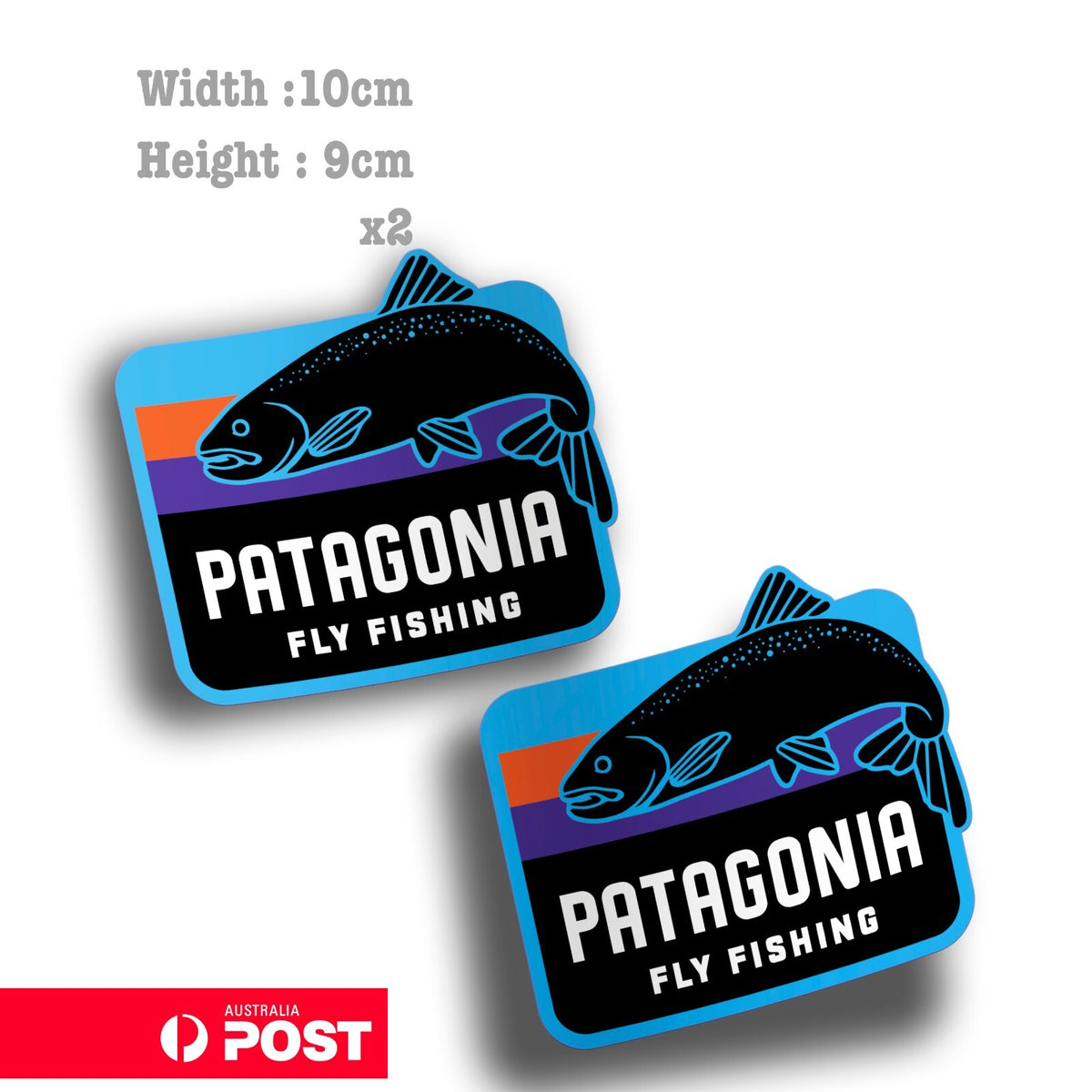 Patagonia Logo Fly Fishing Logo , Camping , Outdoor Sticker 