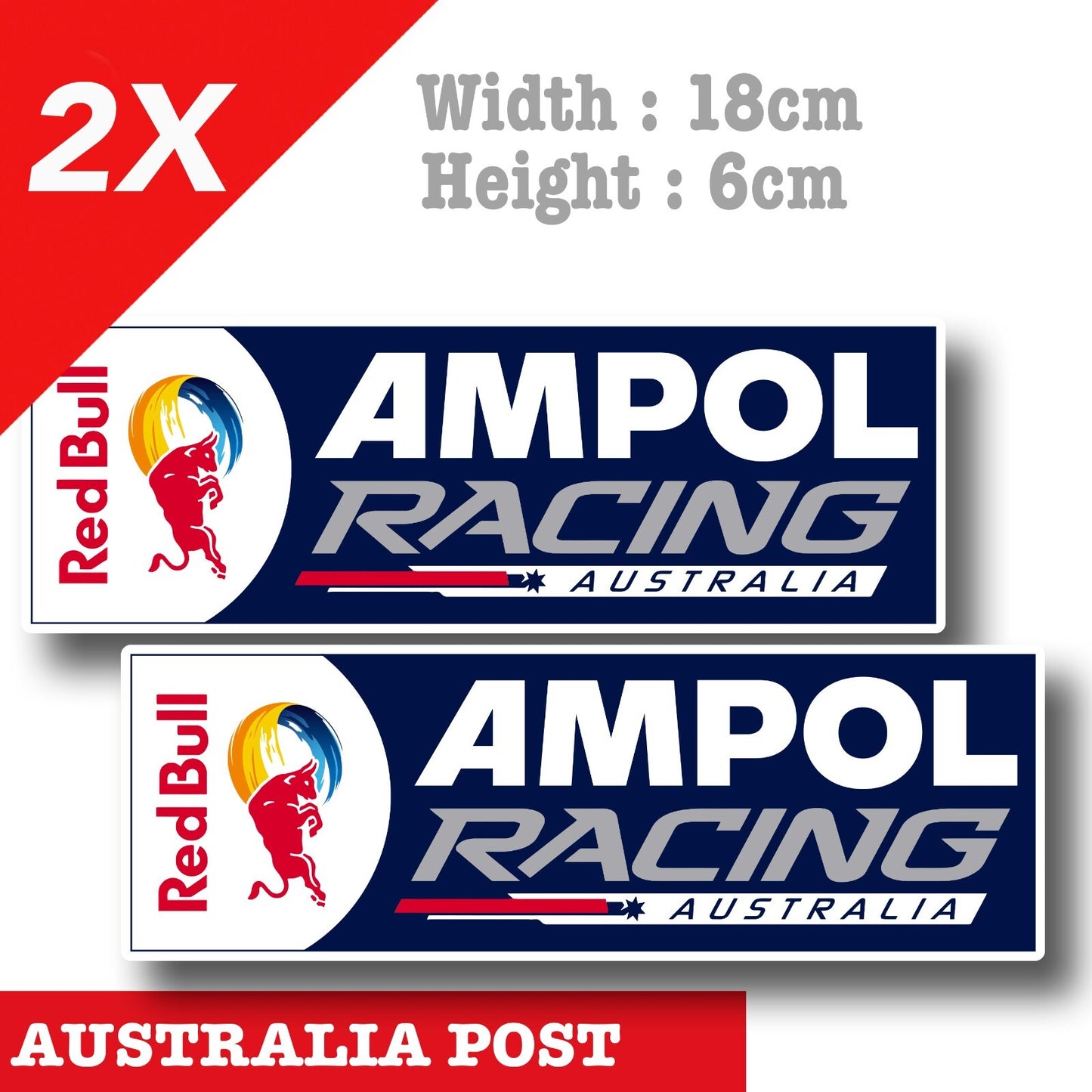Red Bull AMPOL Racing Australia AMPOL Logo Sticker