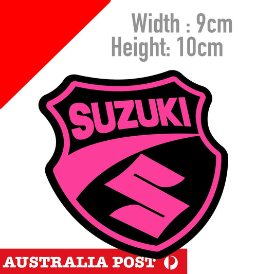 SUZUKI Logo Pink Decal Sticker