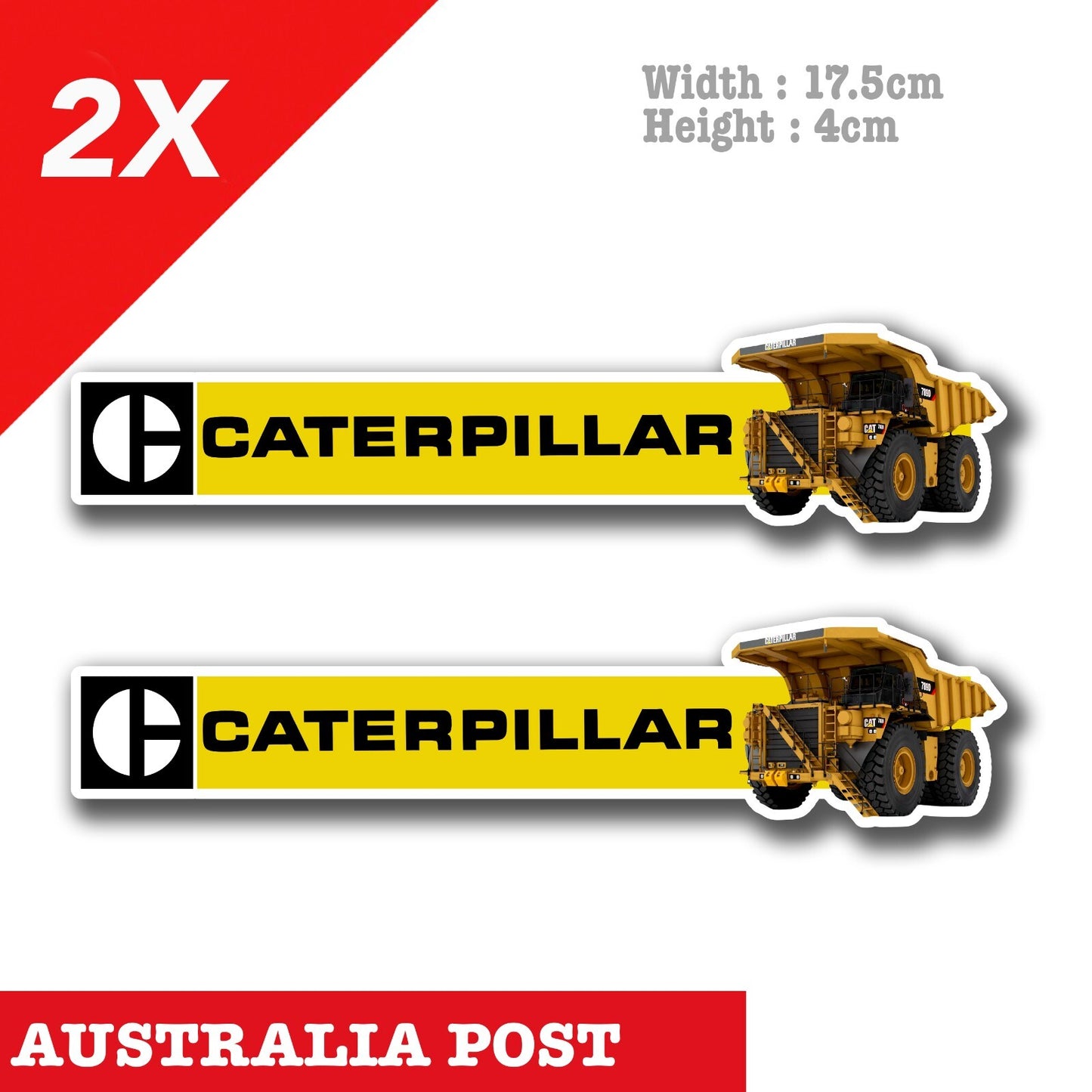 CATERPILLAR 550 Horsepower, Truck Ute Logo Stickers