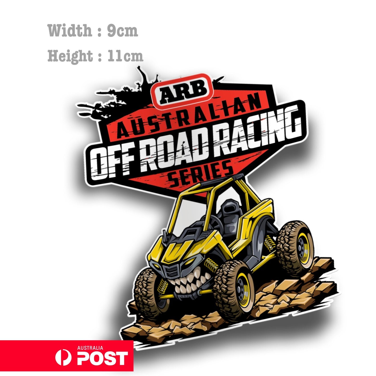 Australian Off Road ARB Racing Logo ATV Off Road, 4x4 4WD  Sticker 