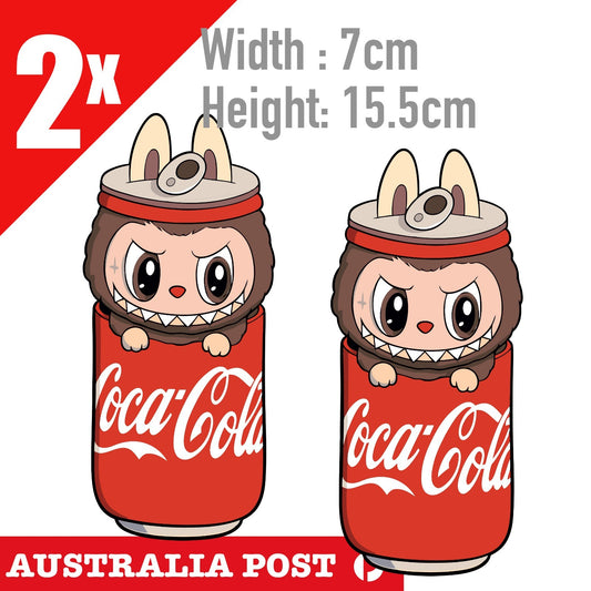 LaBUBU The Monsters ,Labubu COCA COLA Monster STICKER