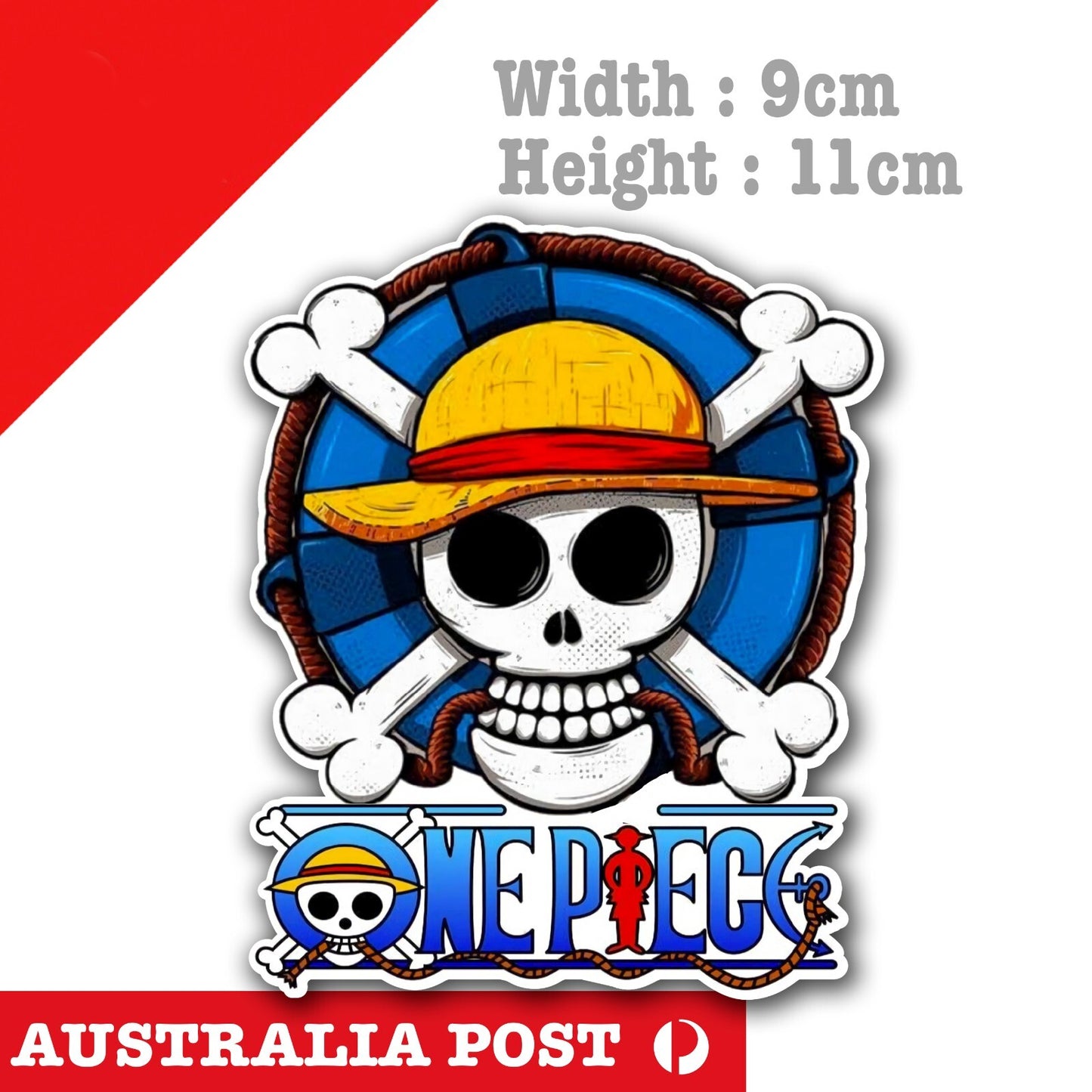 One Piece Monkey D. Luffy Logo  JDM Car Sticker