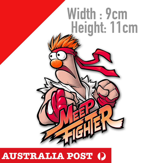 Street Fighter - Street Fighter Alpha MEEP , Street Fighter Game  Funny Sticker