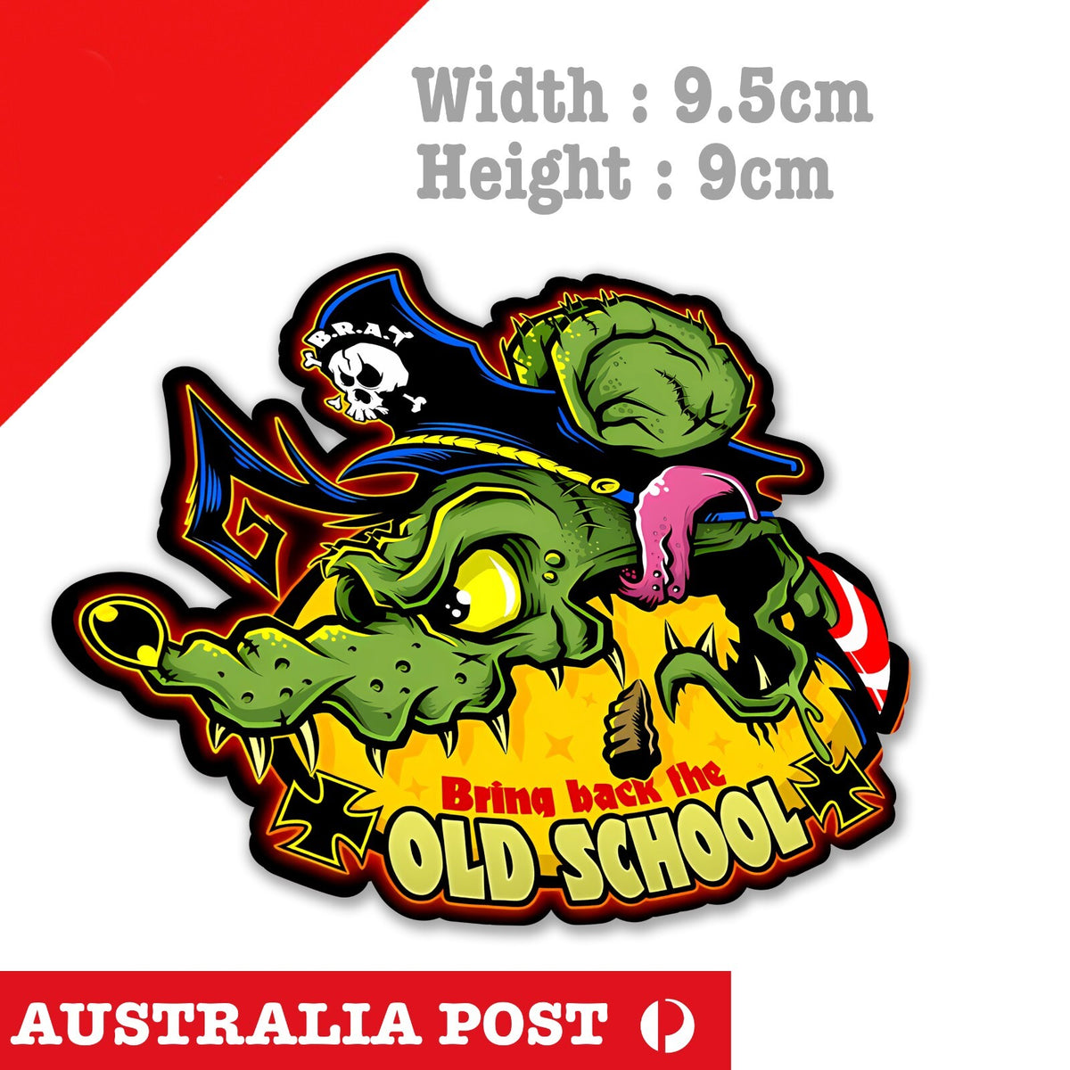 RAT Fink as Captain, Monster Truck Rat FINK Sticker