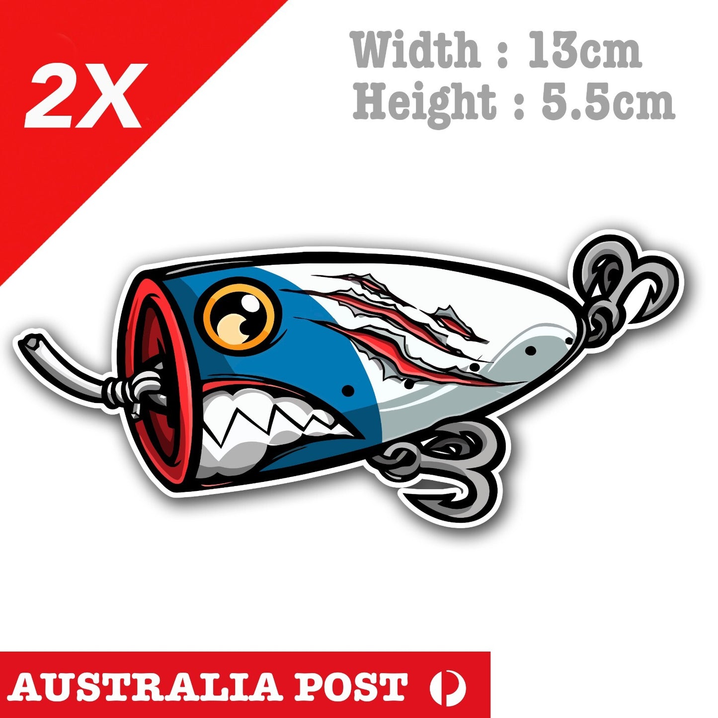 Fishing Lure JDM  Vinyl  Sticker 
