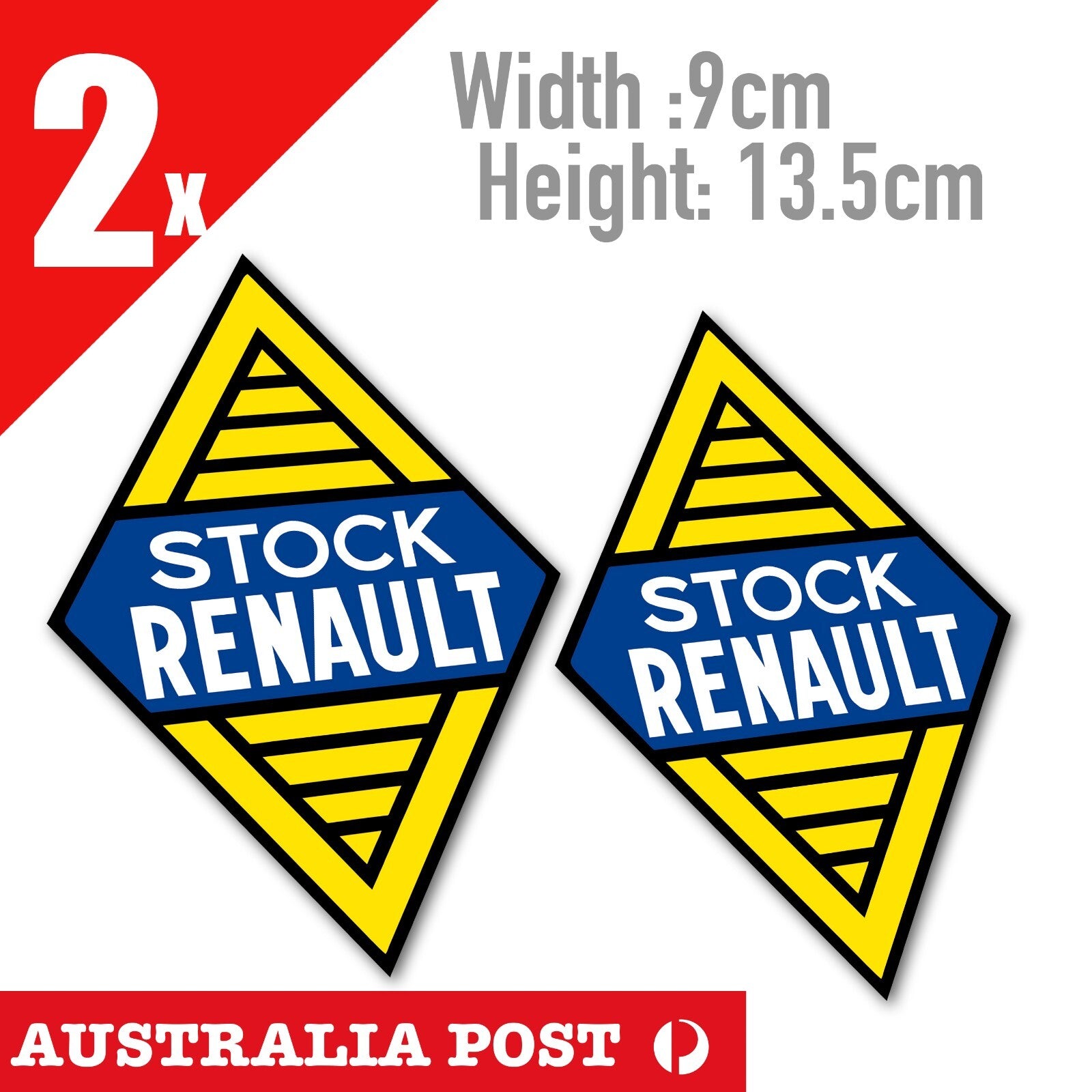 RENAULT STOCK Stickers