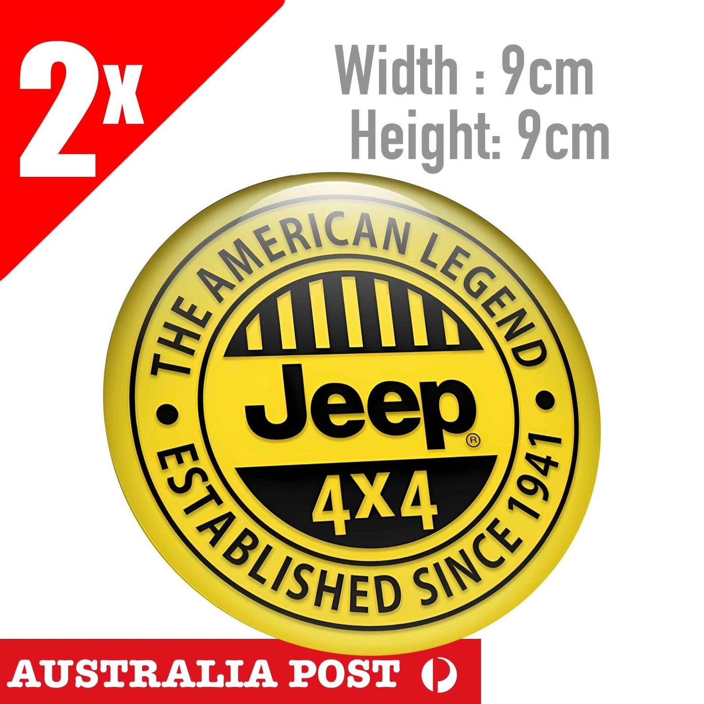 JEEP AMERICAN LEGEND 1941 Badge  Round,  Laptop , Car 4x4, Off Road  Sticker
