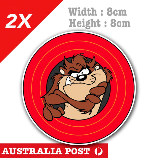 Tasmanian Devil , Taz Looney Tunes Cartoon Character  Sticker