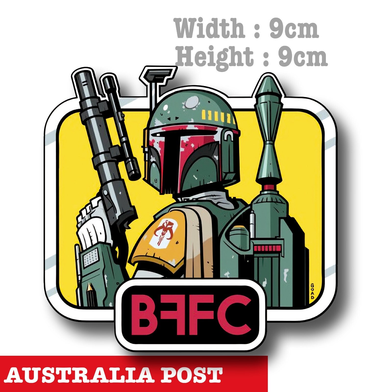 Star Wars Mandalorian - Bounty Hunter  Vinyl  Sticker