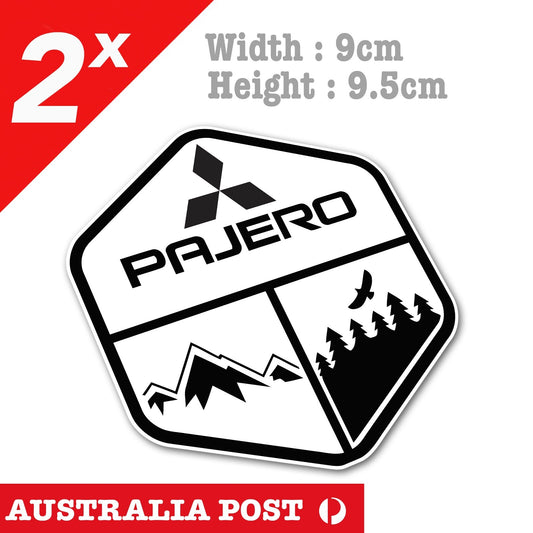 Mitsubishi PAJERO Adventure Car Mountain Forest Sea 4WD, 4X4,Off Road Sticker