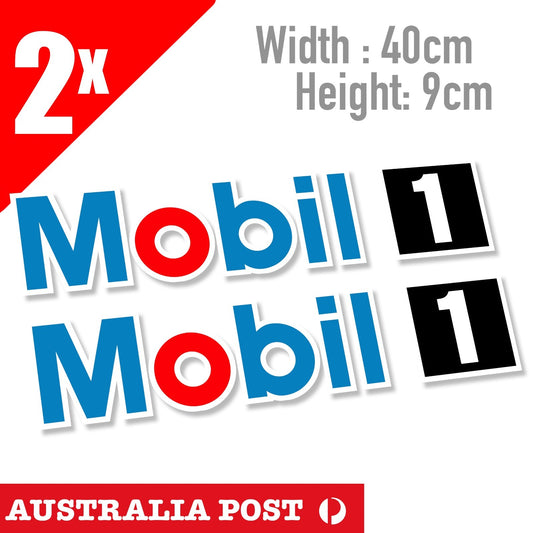 MOBIL 1 Motor Oil  Logo, MOBIL1  Logo Large Banner Stickers