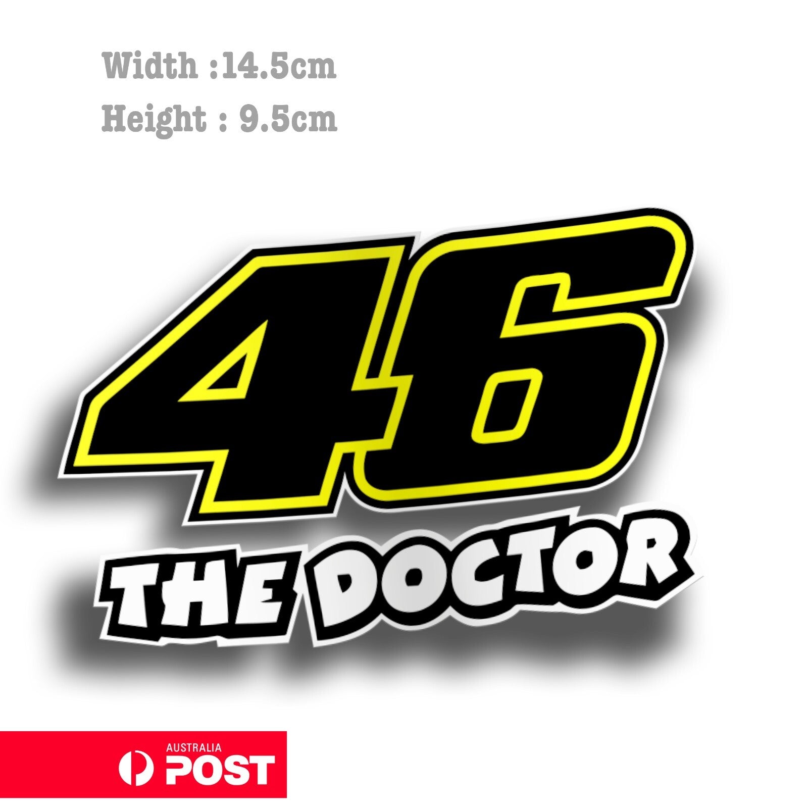 The Doctor 46 - Valentino Rossi's VR46  Motorcycle Decal Stickers