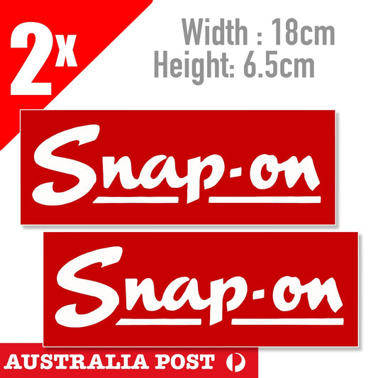 SNAP-ON Logo ,Tools Garage Vintage logo Banner x2  Stickers