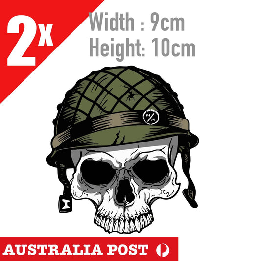 Metal Mulisha ,Motocross Dirt Bike 4x4 Off Road Soldier Helmet Skull Sticker
