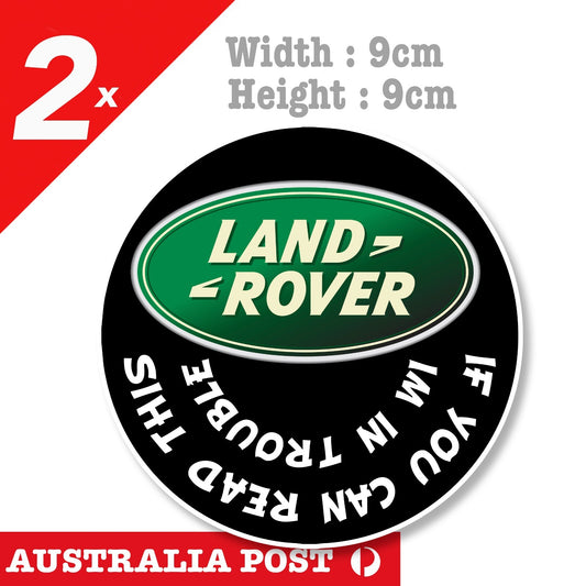 Land Rover Logo Funny Round Badge, Off Road, 4X4, 4WD Funny Stickers