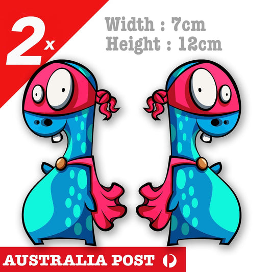 Funny Monster Hero , Superhero Dragon With Mask, Funny Animal Sticker