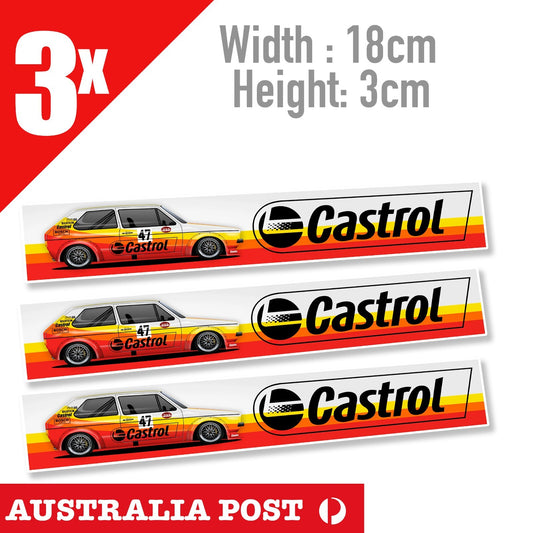 Castrol 1997 MK1 GOLD WRC, Rally Race Car Sticker Banners