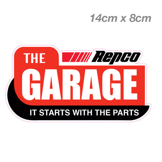 REPCO The GARAGE Sign Logo Laptop , Car  Vinyl  Sticker 